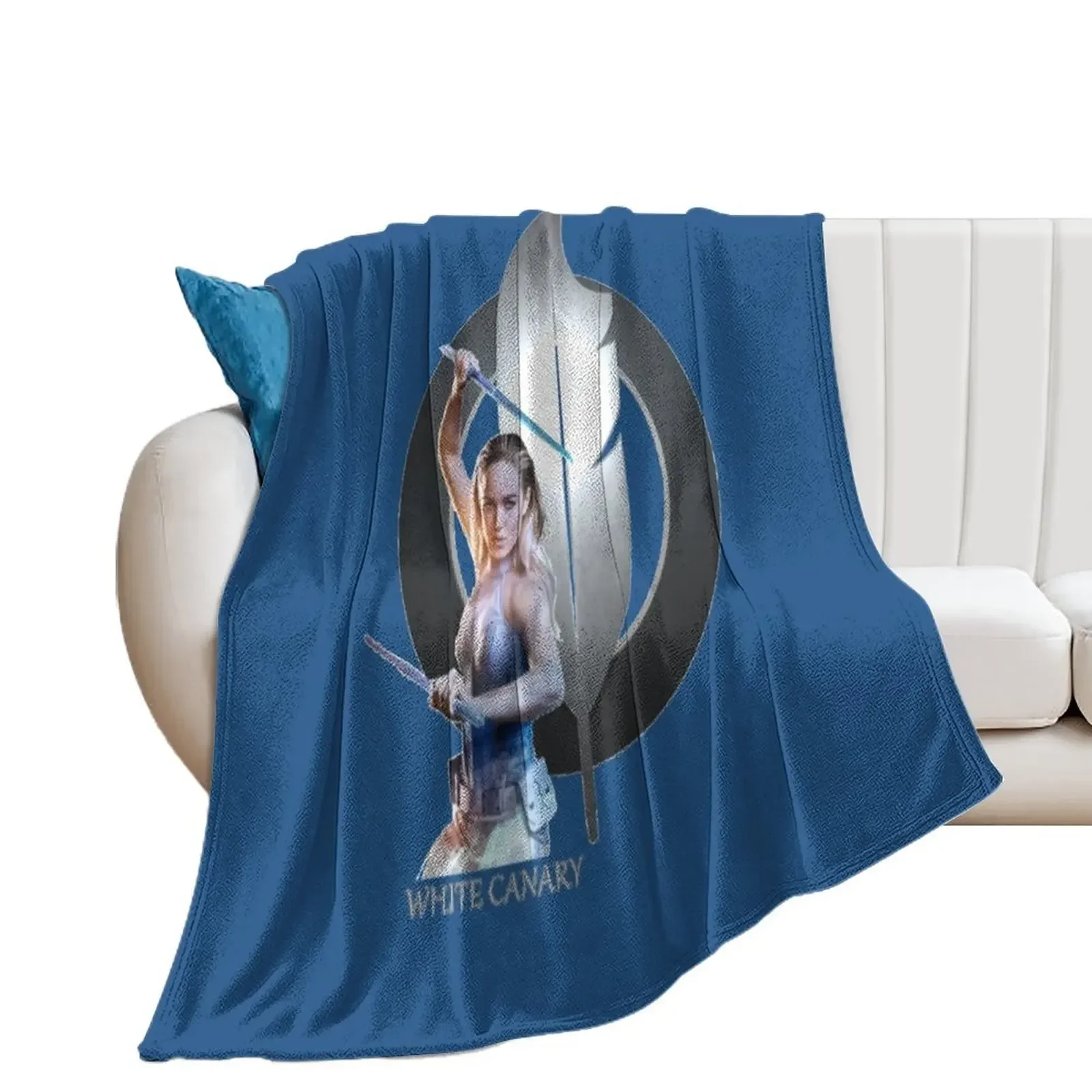 White Canary Throw Blanket wednesday Bed Personalized Gift decorative Blankets