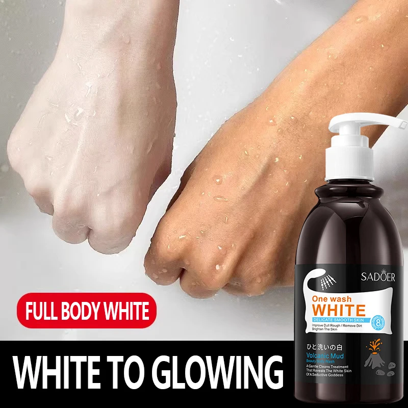 

Deep-sea mud whitening wash makes the whole body fair, repairs facial skin, tanned legs, arms, and arms for both men and women