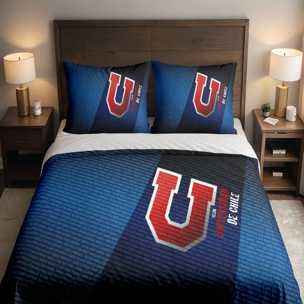 Universidad de Chile Fanart Duvet Cover Set without sheet King Queen Double Full Twin Single Size Bed Linen Set