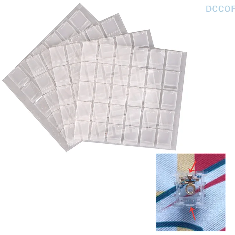 120Pcs Clear MX Switch Film for Mechanical Keyboard HTV Shaft Film Repair