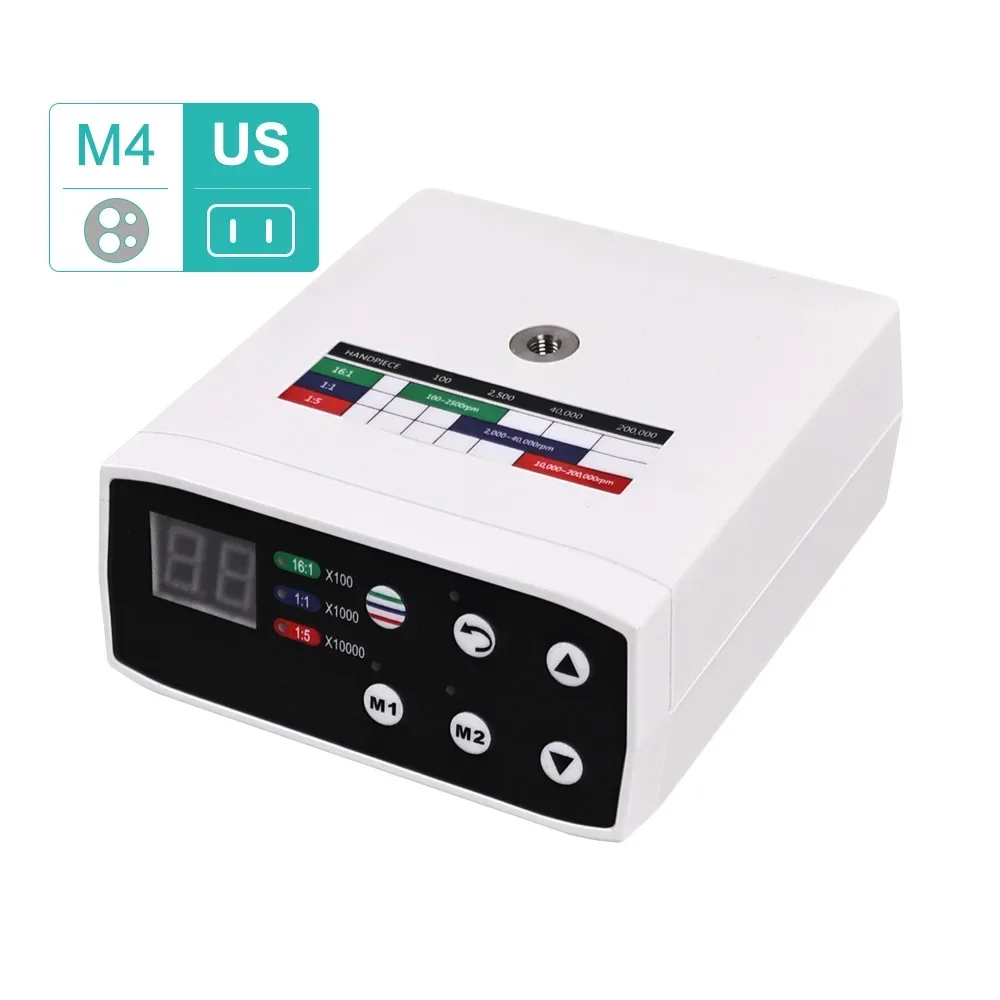 Tandheelkundige Borstelloze Elektrische Micromotor Draagbare Elektrische Micro Motor Match Met 1:5 1:1 16:1 Glasvezel Handstuk Tandarts Gereedschap