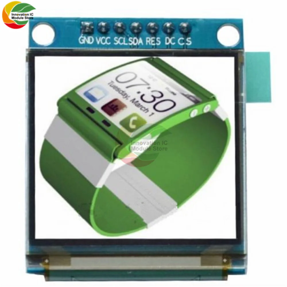 1.5 Inch Color OLED Display LCD Screen Module Resolution 128*128 SPI Interface SSD1351 Drive Display For Arduino