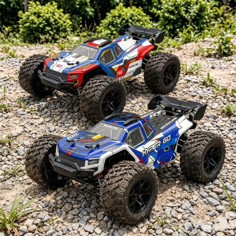 Nouvelle voiture télécommandée MJX 1/14 à double carrosserie 14212, modèle de course tout-terrain Bigfoot électrique brushless 4x4 haute vitesse pour le désert
