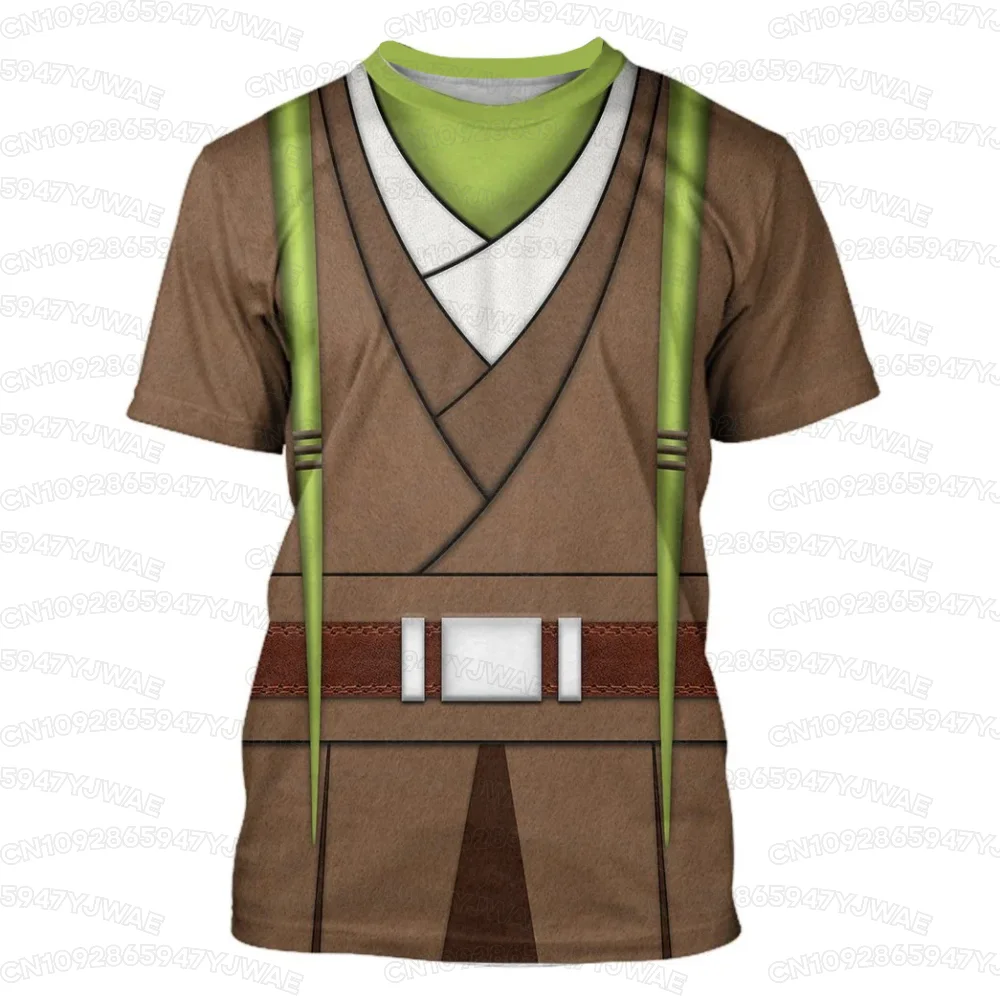 Men's Women's Kit Fisto Cosplay Custom Anime Movie Armor 3d Print Hoodie Jacket Coat Long Sleeve Casual T-shirt