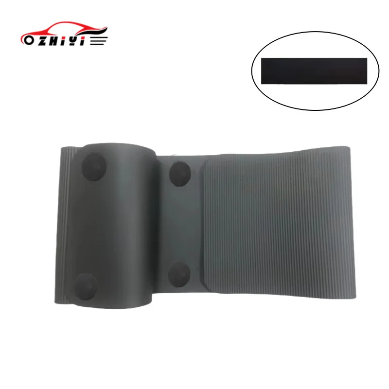 Extended Car Door Protector Mat Magnetic Adsorption Body Side Edge Guard Decorative Anti-scratch Protection Pad Stickers Black