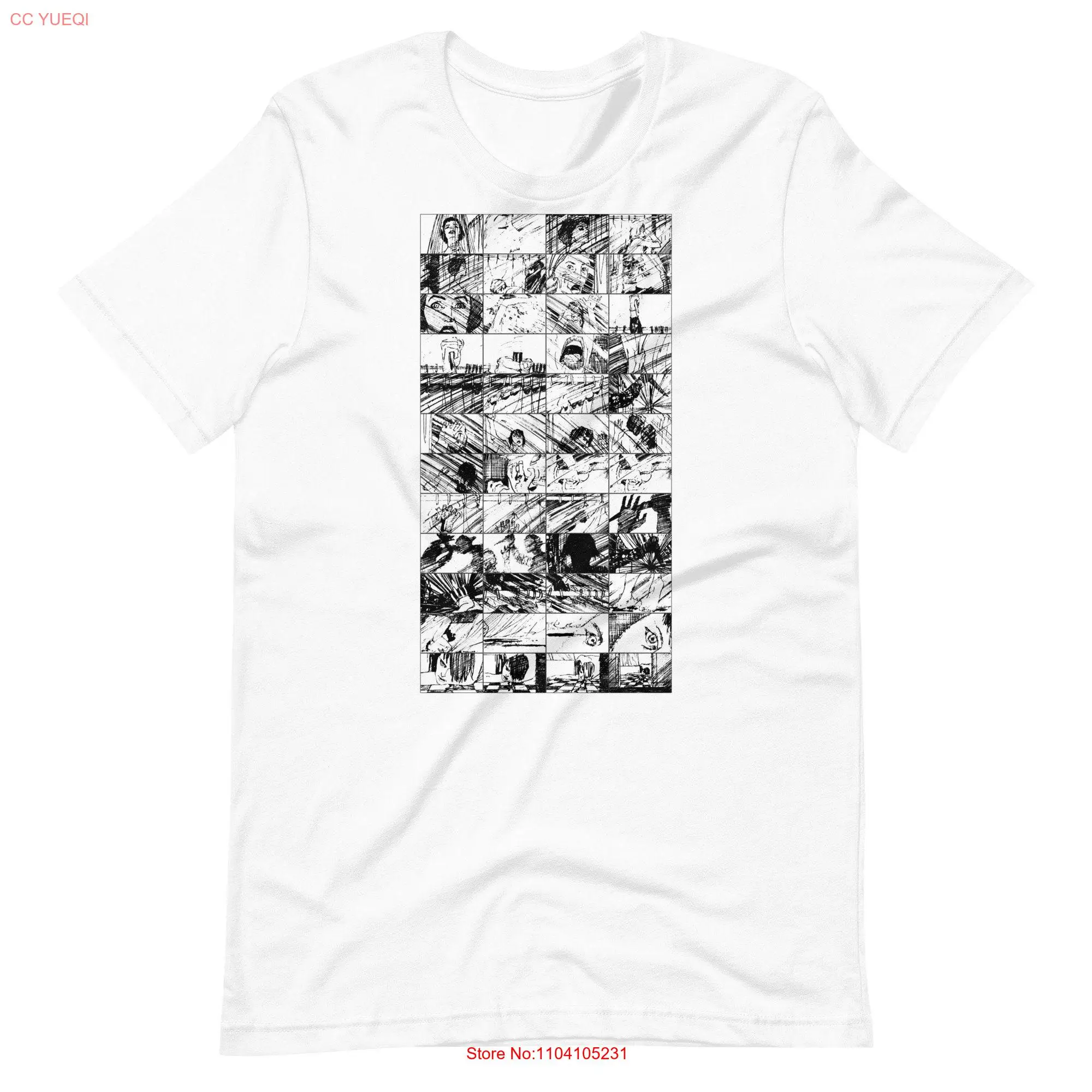 Shower Storyboard Psycho T Shirt long or short sleeves