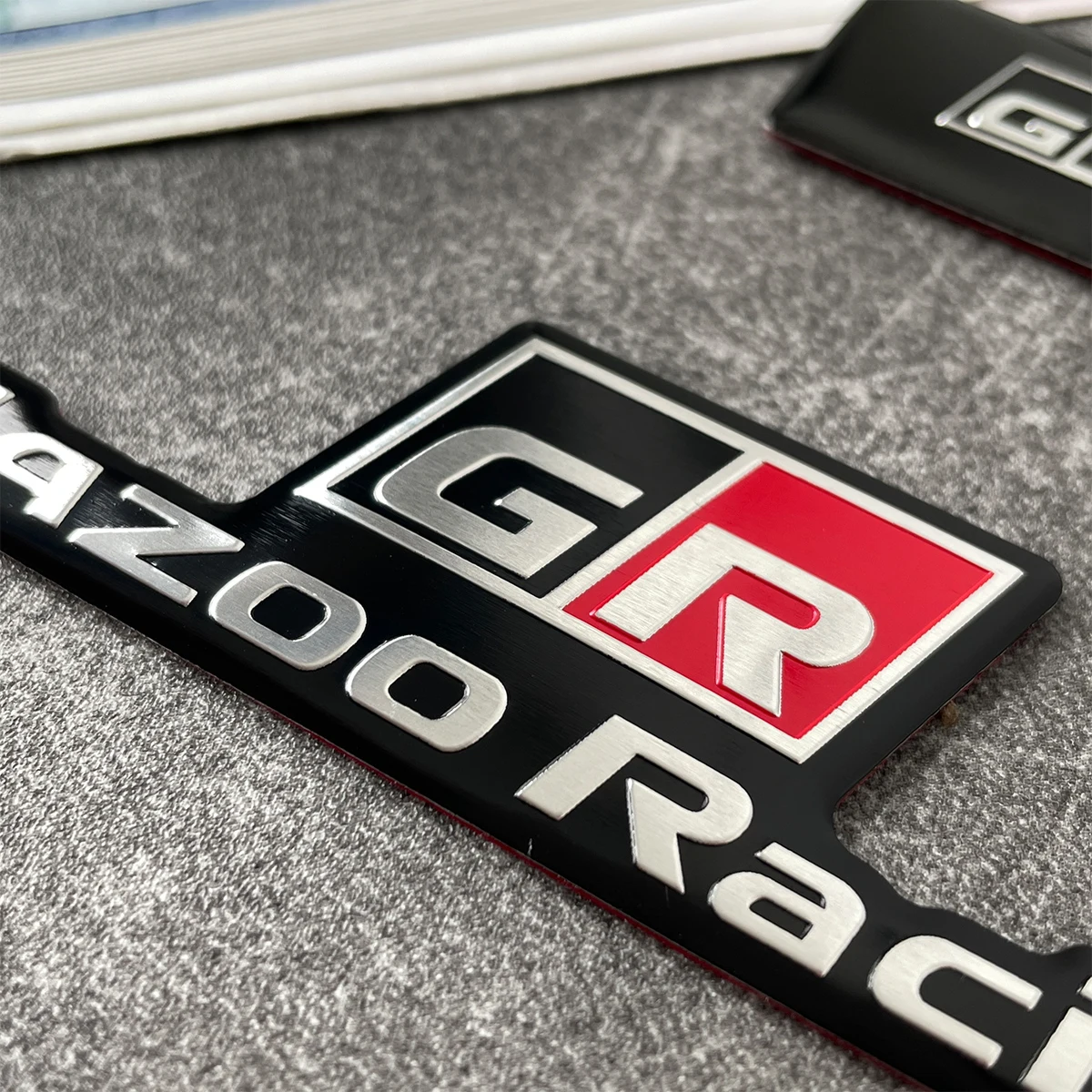 3D Aluminium Car Stickers Accessories Auto Body Tail Emblem Decals For Toyota Yaris Corolla Rav4 GR Logo GAZOO Racing GRSPORT