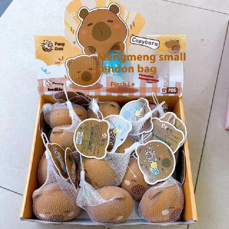 Capybara rebond lent décompression pincement jouet soulagement du Stress drôle Animal presser jouet Capybara forme presser balle cadeau pour les enfants
