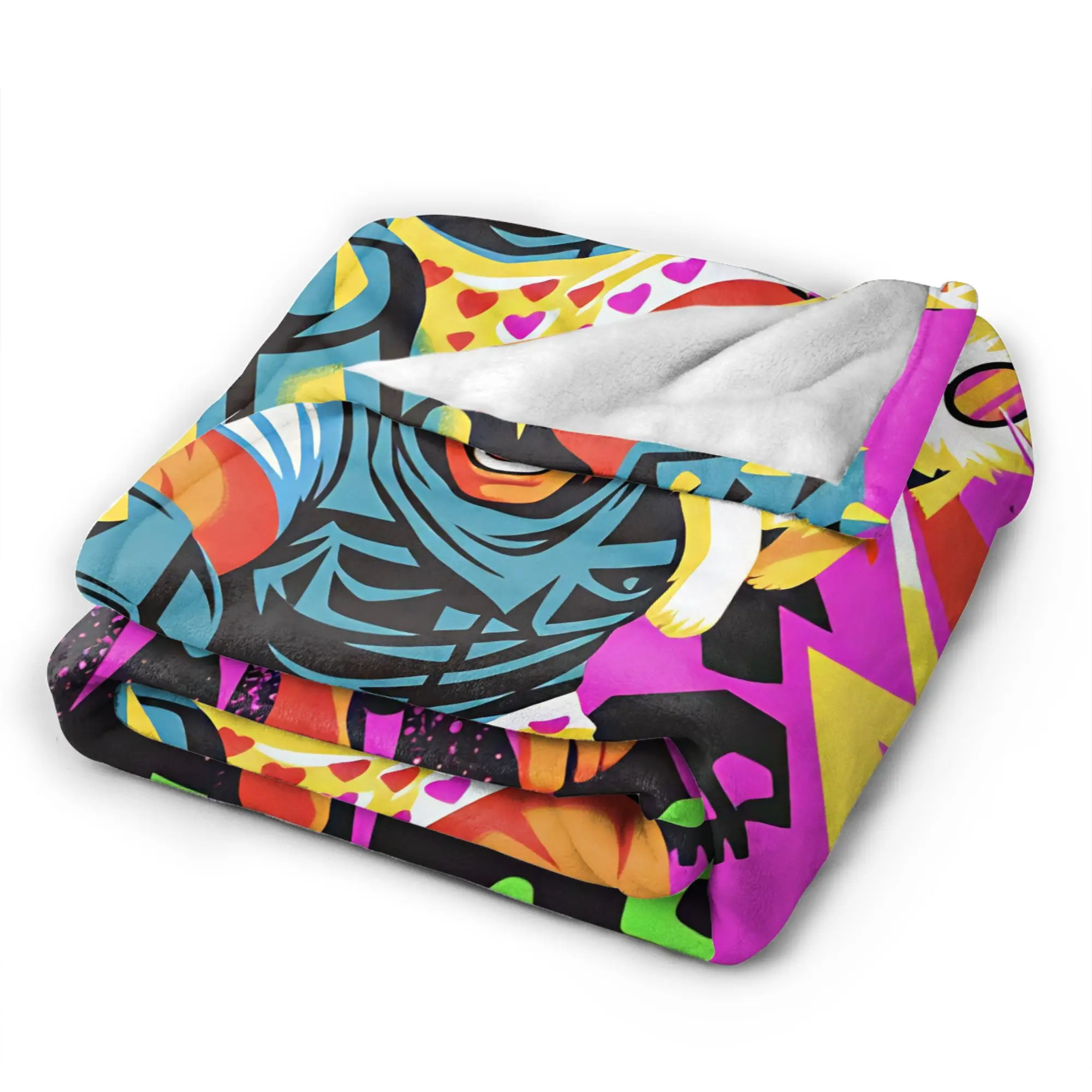 Carl Cat Blanket  Warm Graphic Plush Throw Blanket For Children Couch Chair Flannel Bedspread Bed Cover