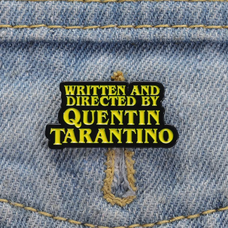 Quentin Tarantino Revenge Movie Enamel Pin Film Peripheral Products Brooch Awesome Present Lapel Backpack Badge For Fans Friends