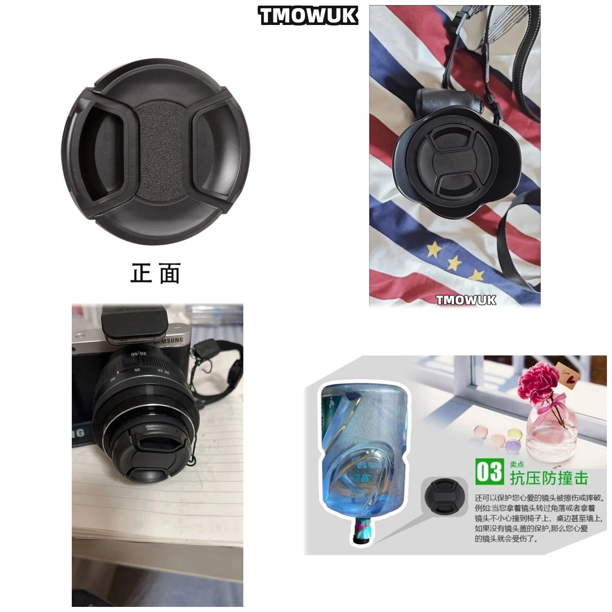 

For FUJIFILM X-T30 X100T X-Pro4 X-A20 X-T3 X-A10 IS - Pro FinePix HS33EXR X-T4 XF1 Camera Lens Cap Protective Cover Center Pinch