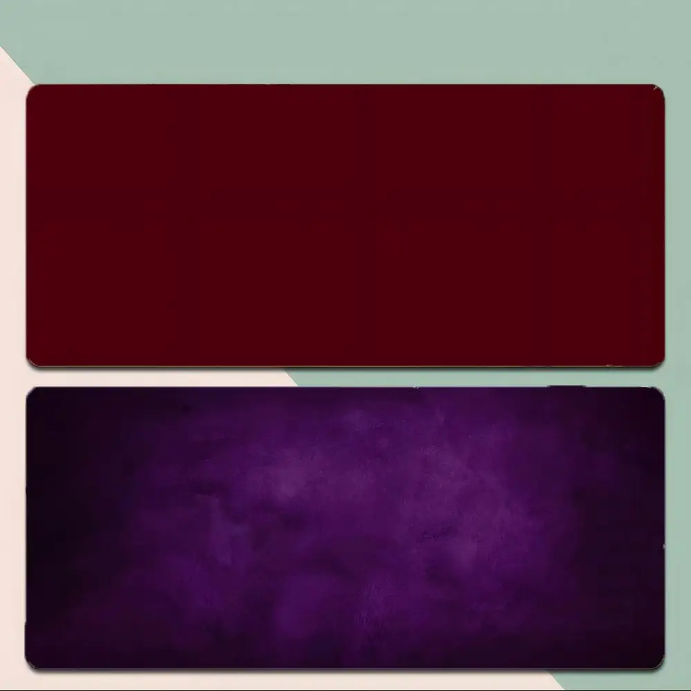 Solid color Mouse Pad Thick Stitched Edge Gaming Mousepad Large Non-Slip Desk Mat