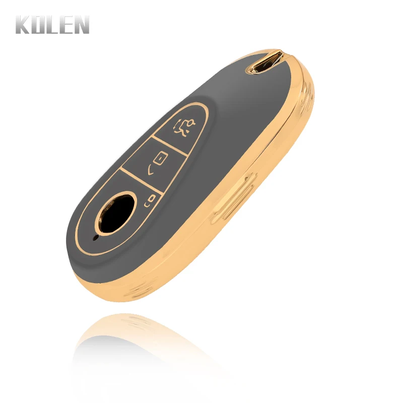 حافظة مفاتيح ذكية للسيارة من البولي يورثين الحراري الناعم ، غطاء لمرسيدس بنز من الفئة C S W206 W223 S350 C260 C300 S400 S450 S500 ، حافظة صدفة محمية