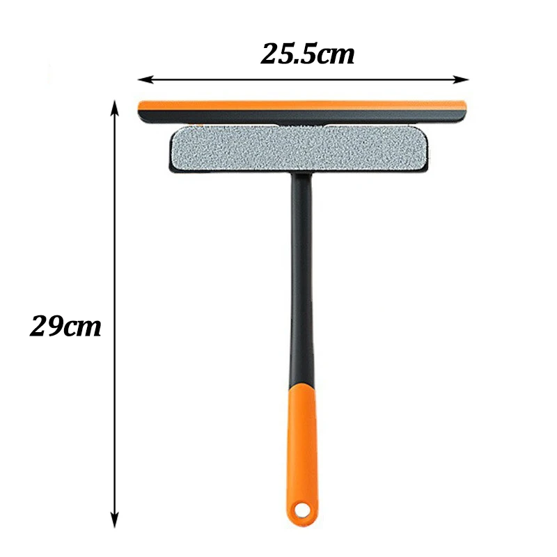 3 In 1 Window Cleaning Brush Screen Brush Household Cleaner Glass Squeegee Wiper Rotating Long Handle Window Glass Cleaning Tool