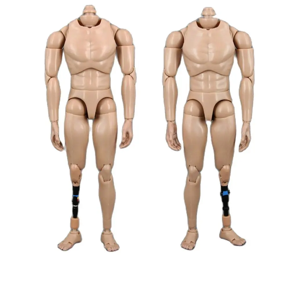 Figura accessori scala 1/6 2 pezzi connettore gamba corpo protesi in lega flessibile per collezioni di giocattoli modello bambola maschio da 12 pollici