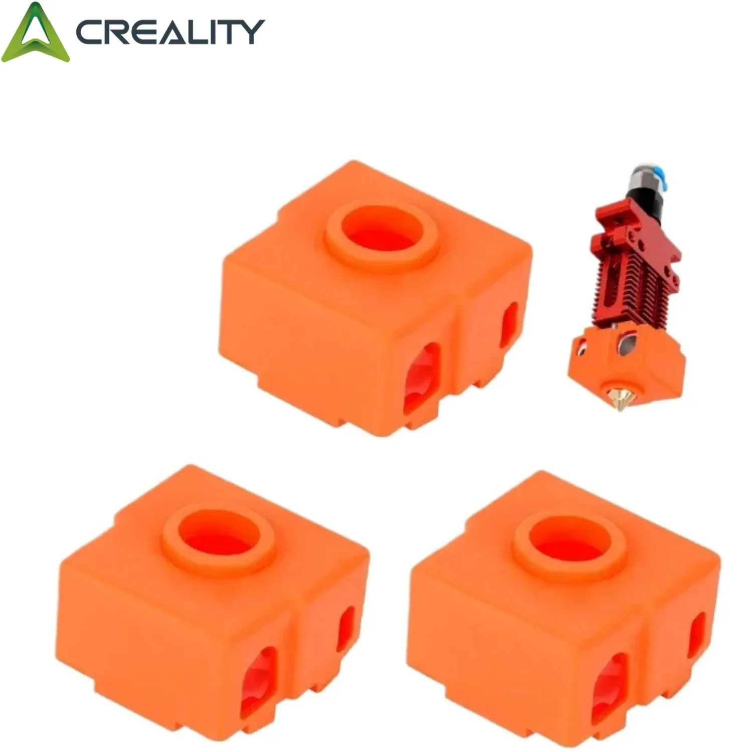 3D Printer Parts Silicone Sock for CR6 SE/CR6 MAX/CR-5 Pro/CR10S Series Heated Block Warm Keeping Cover