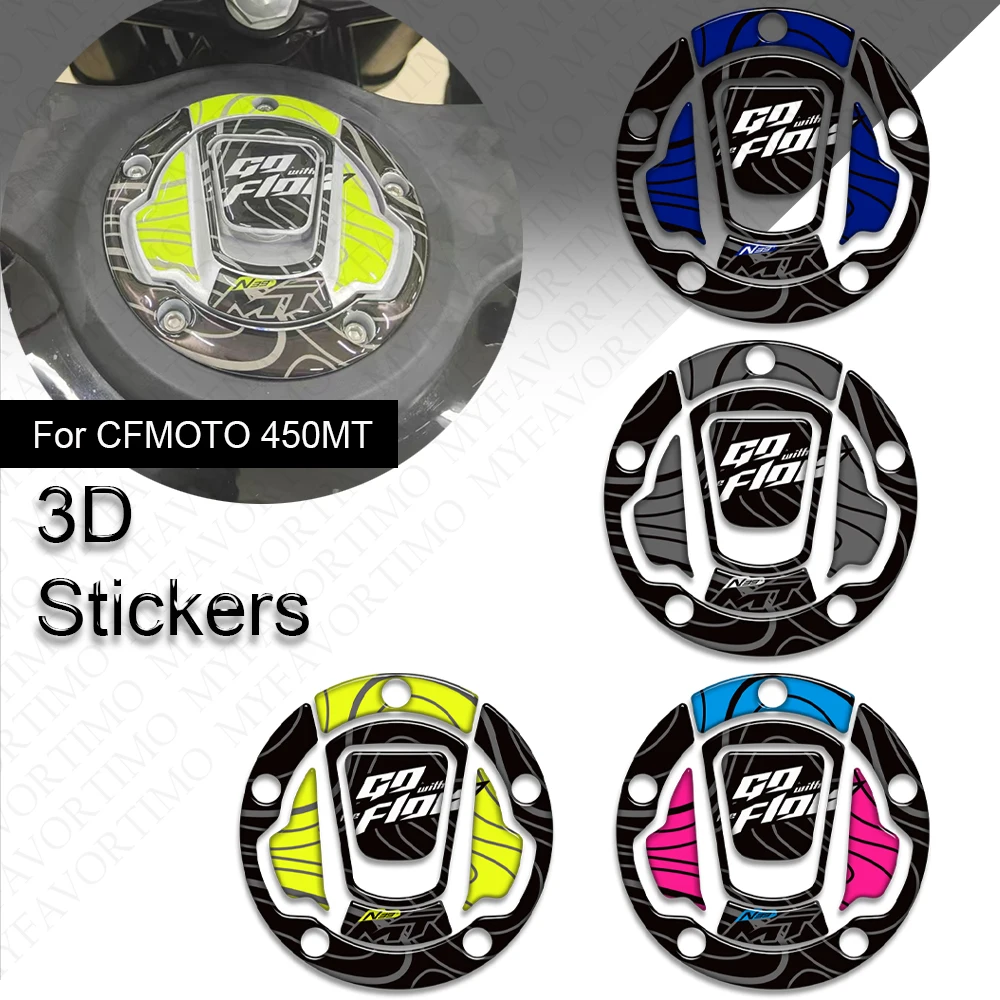 

For CFMOTO 450MT 450 MT Adventure Bike CF MOTO Tank Pad Fuel tank cap Protector Stickers Wind Deflector Windproof Fender Decals