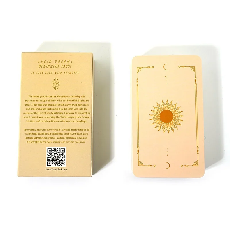 Lucid Dreams Beginners Tarot Decks New High Quality Board Games For Fate Divination Party Card Games Tarot Gift