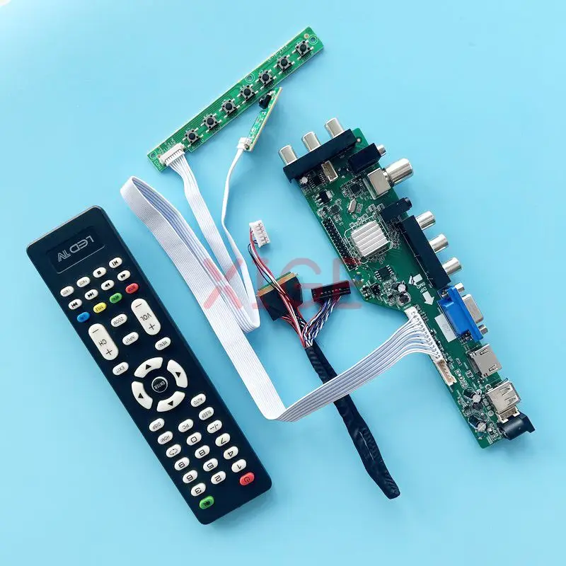 For N173HGE B173HW01 B173HW02 Controller Driver Board Kit 1920*1080 LVDS 40 Pin 2AV+USB+DHMI+VGA Screen 17.3