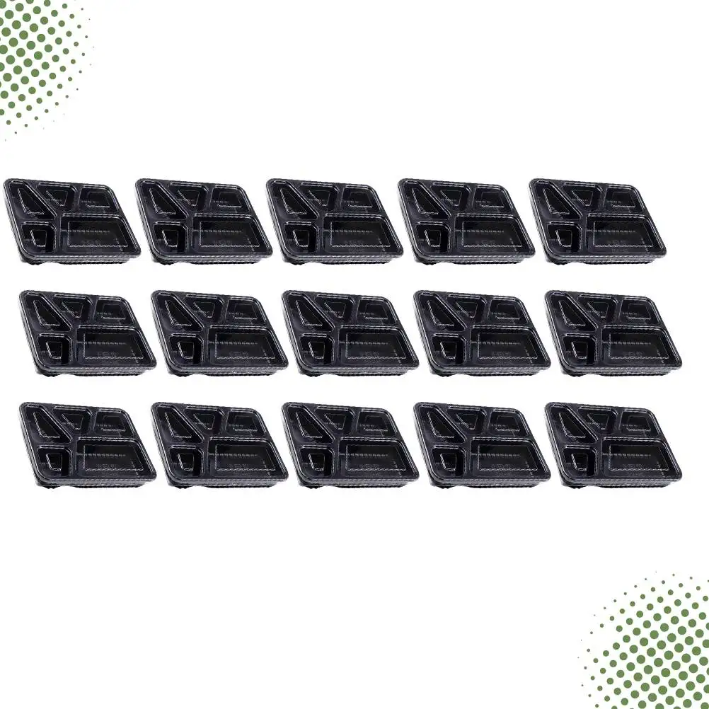 

15 Pcs Meal Containers Reusable with Lids Cover Stackable Food Airtight Microwave Safe Lunch Box