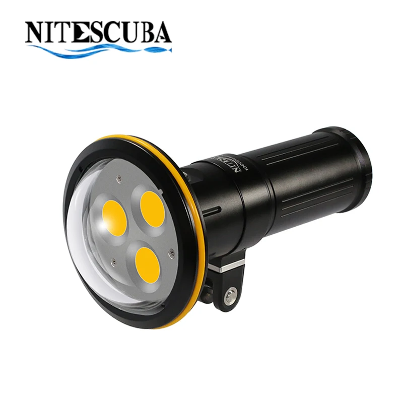 

Nitescuba NSV10K ultra-bright diving video light 10000 lumens with stroboscopic ultra-wide Angle continuous illumination high CR