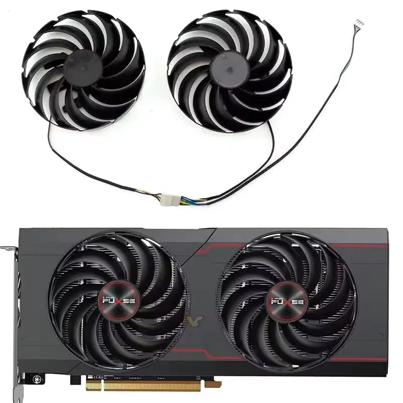 NEW FD10015M12D 95MM 4PIN RX6750XT PLUS GPU fan suitable for Sapphire RX6700 6700XT 6750XT PLUS Platinum Edition graphics card