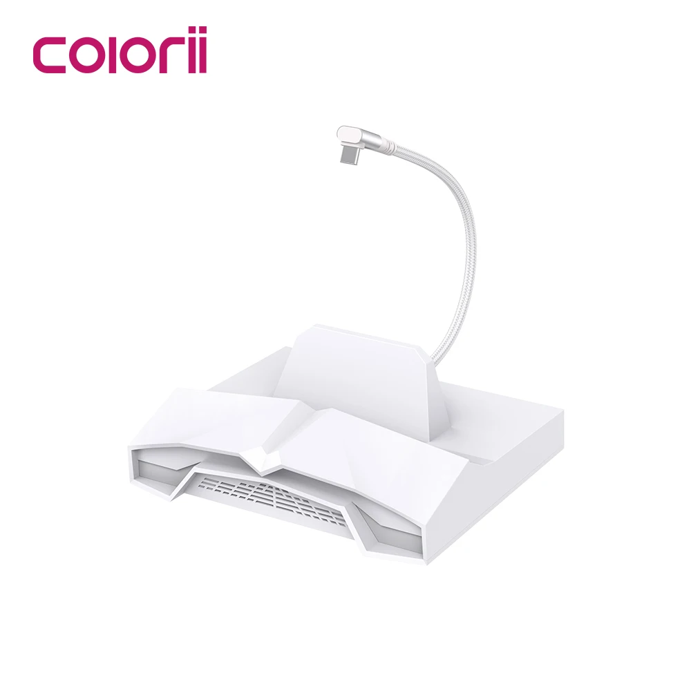 Imagem -06 - Colorii Rog Universal Docking Station Ally Steam Deck Switch Oled Dock 4k Hdmi 2.5g Rj45 100w pd Rgb Light Hub Usb c em 1
