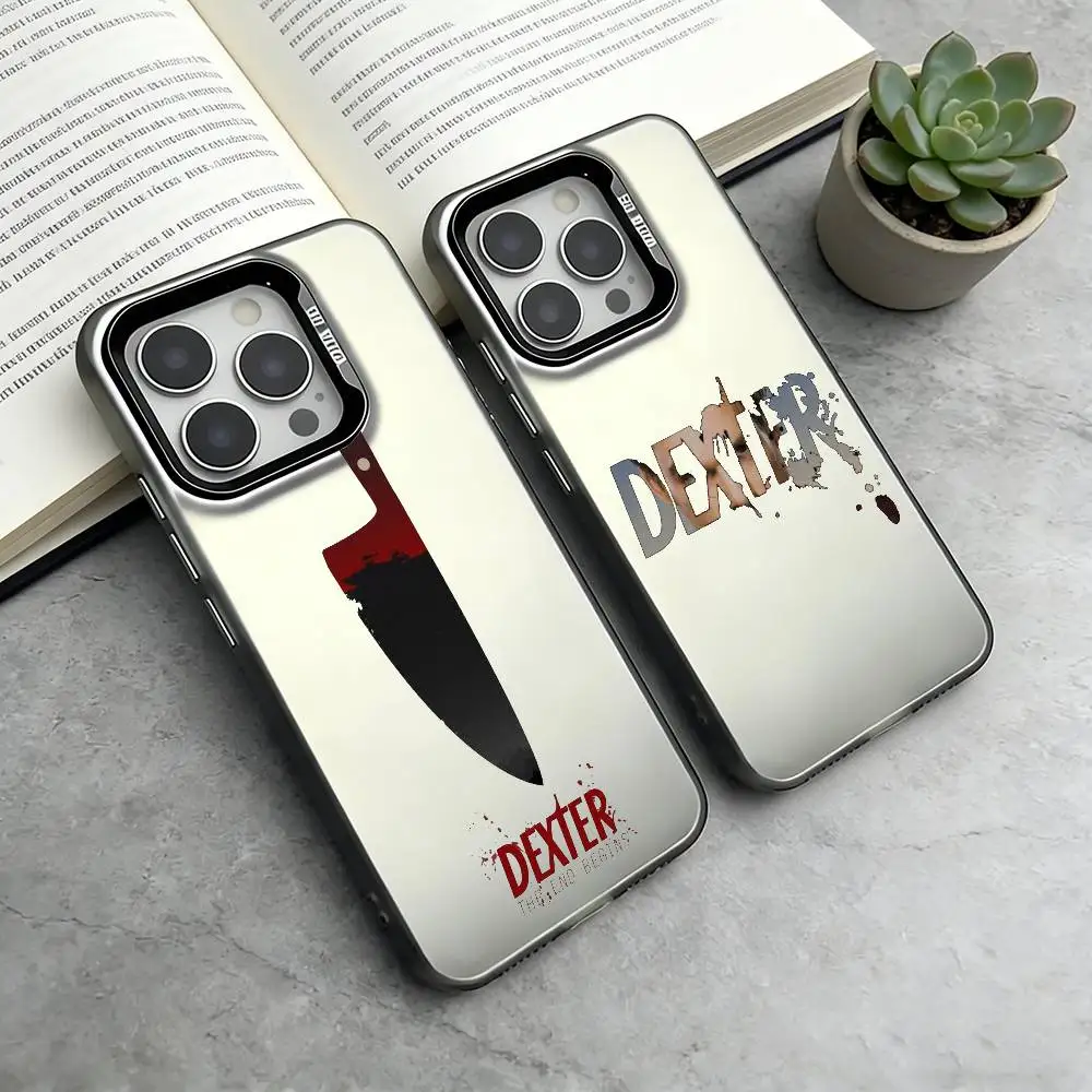 

Dexter Morgan Phone Case For iPhone 17,16,15,14,13,12,11 Plus,Pro Max,XS,Colorful Silver Phone case Funda Cover