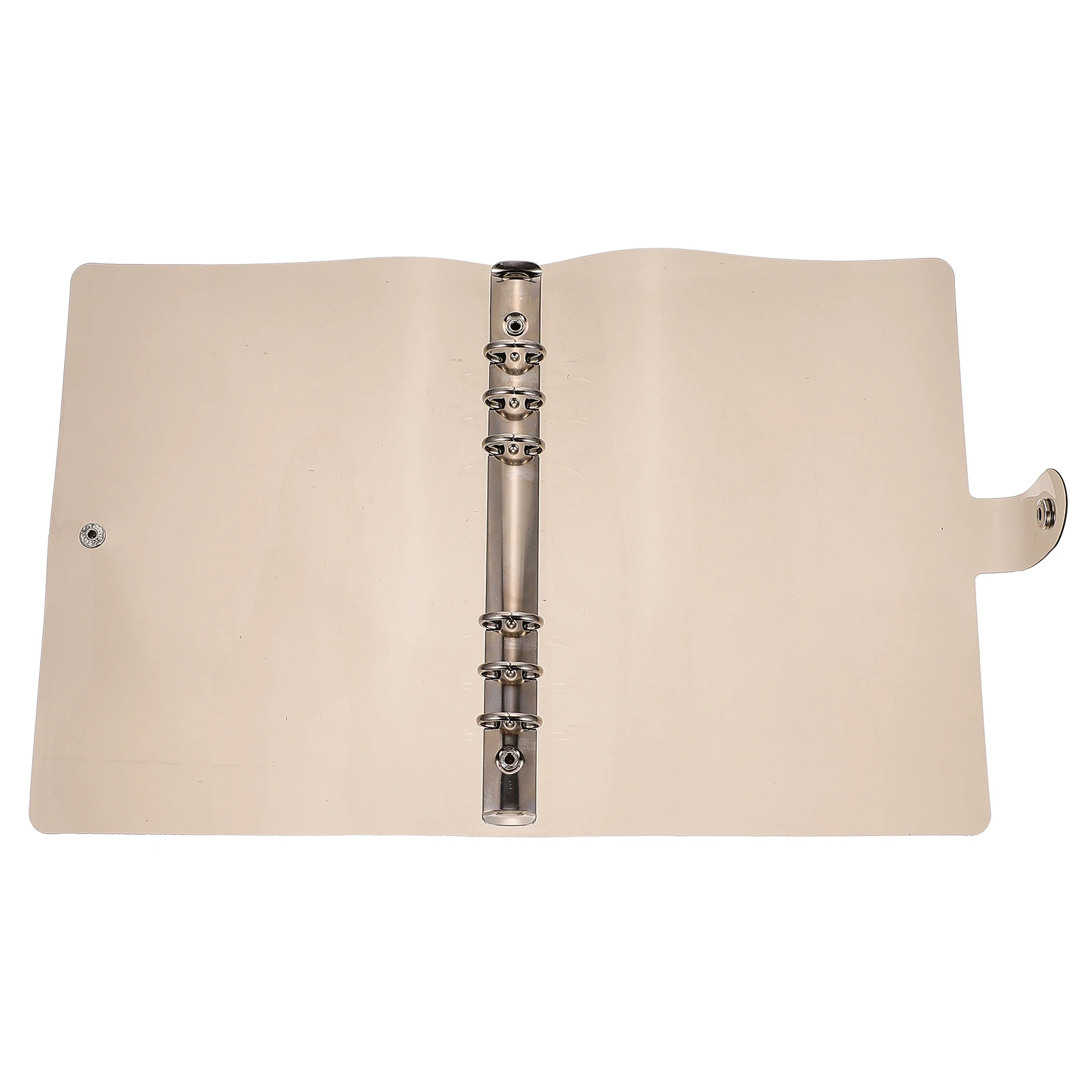 

1 pc Pvc Waterproof Binder Book Cover For Notepad Diary Handbook 6-Hole Loose Leaf Protective Case Plastic Document