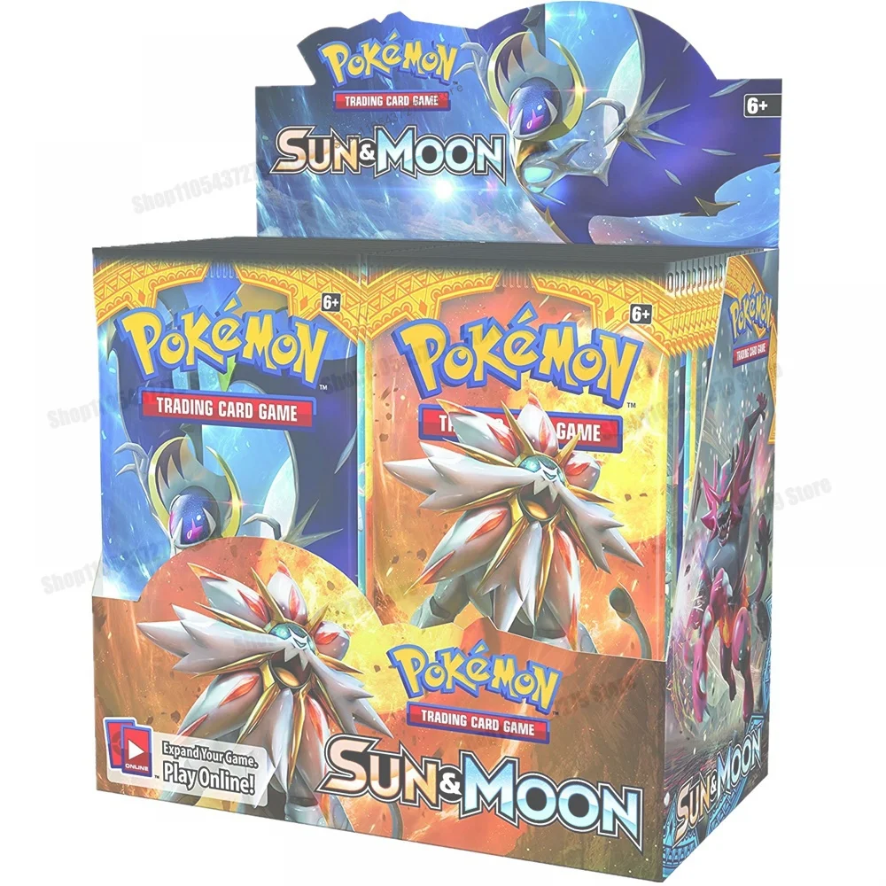 360Pcs TCG SUN&MOON HIDDEN FATES Full Series Booster Bundle English Edition Trading Cards Anime Collection Card