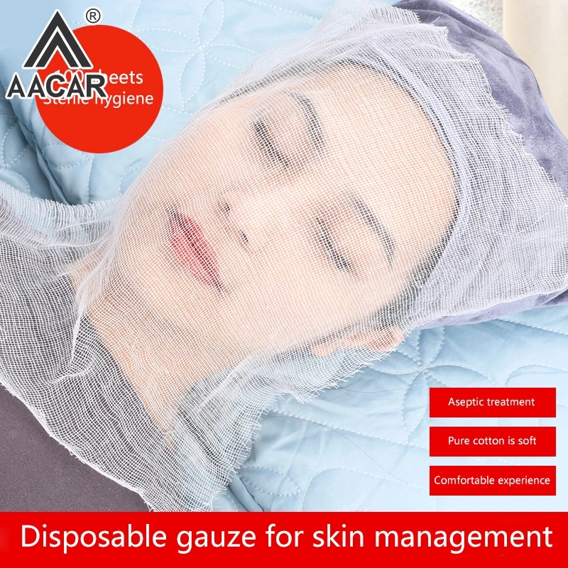 100 Pcs Soft Gauze Beauty Salon Apply Soft Mask Beauty Gauze Block Disposable Mask Special Face Mask Skin Management Soft Mask