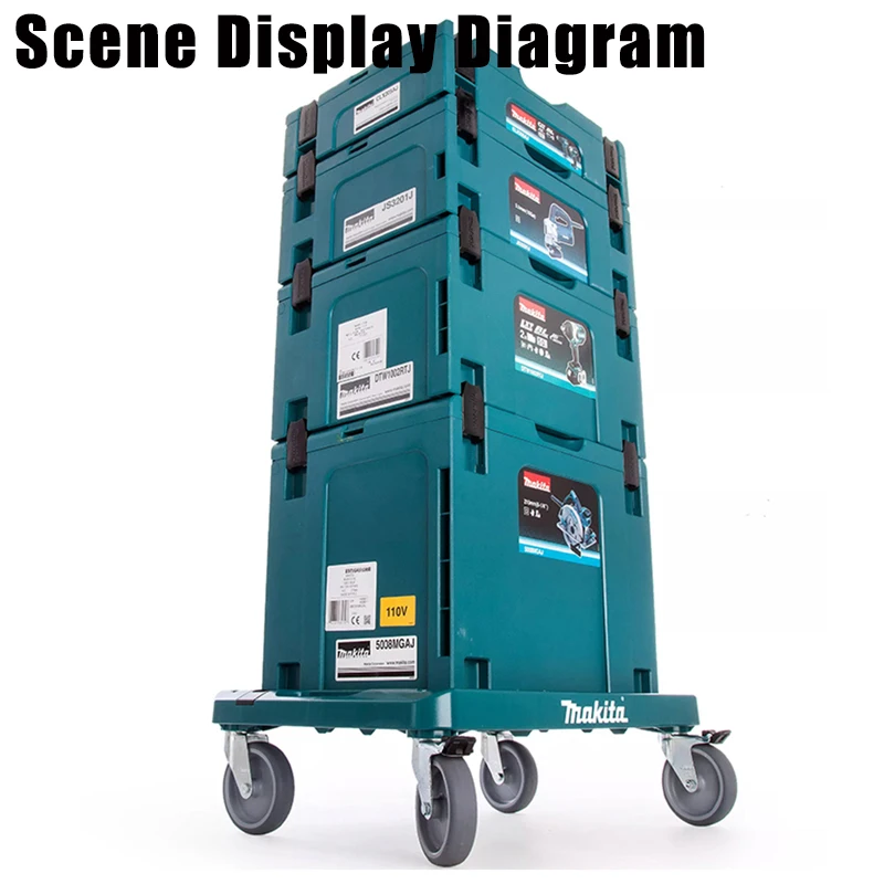 Makita MAKPAC Combination Plastic Case Multi-layer Electric Drill Multi-functional Portable Equipment Storage Box