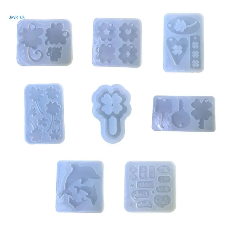 Clovers Mold Epoxy Resin Crafts Mold Practical Jewelry Accessories Mould