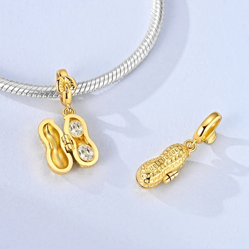 925 Sterling Silver Opening Closing Series Lucky Cat Retro Love Charms Pendant Fit Original Bracelet DIY Women Fine Jewelry Gift