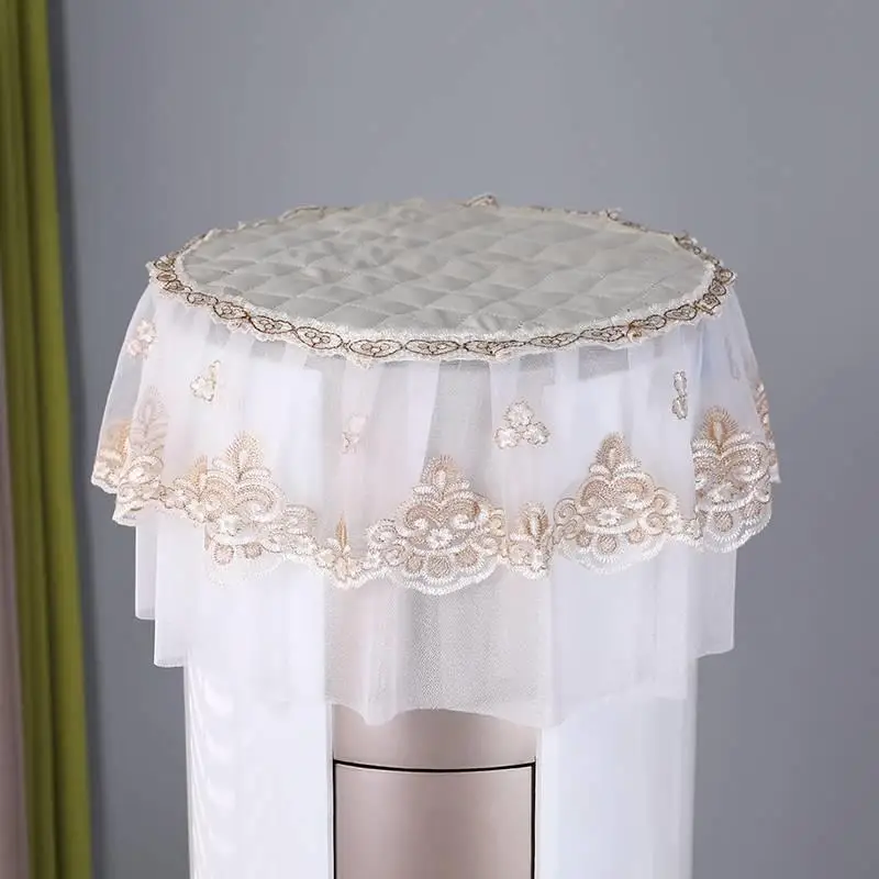 

Элегантный кружевной чехол для кондиционера, круглый, на колоннеподставке, для гостиной, пылезащитный, новая модель 2026 года, бренд Fly Blue Valley