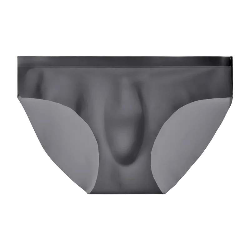 

Men's underwear - Ice Silk Triangle Briefs - Summer breathable, quick-drying, transparent, ultra-thin, personalized underpants