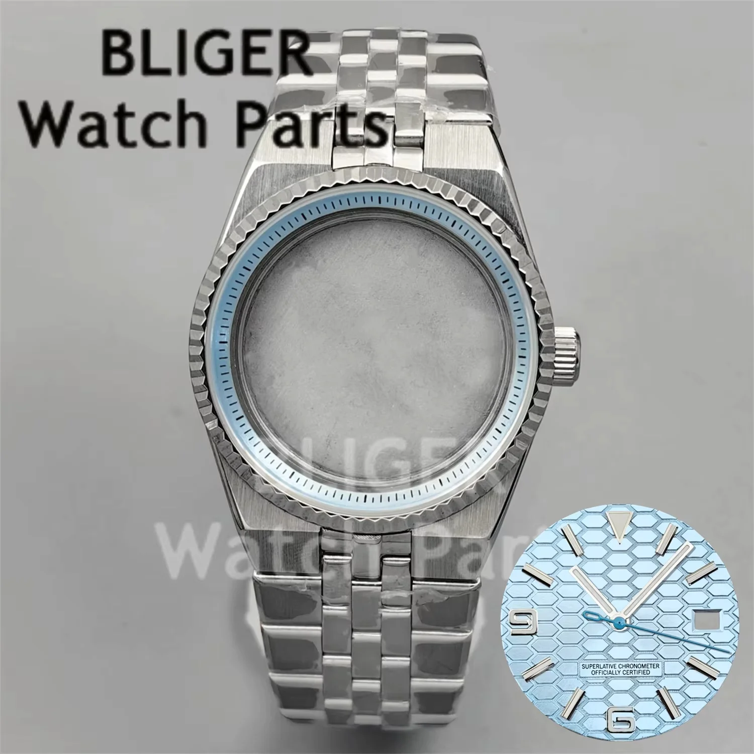 

BLIGER 36 мм 40 мм мужской корпус часов NH35 Land-Dweller с циферблатом 29 мм ручной водонепроницаемый сапфир для NH35A NH36A автоматический механизм