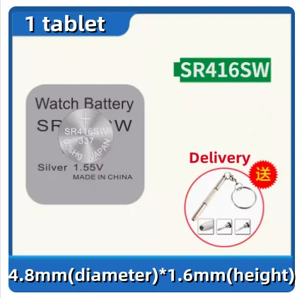 SR416SW 108A 118J62 dedicated 1.55V Battery 337 mute headphone earphone battery