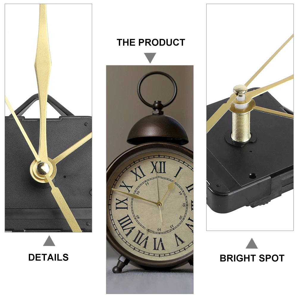 

2 Pcs Quartz Clock Movement DIY Wall Motor Replacement Long Shaft Mechanism Replacement‘ Accessories