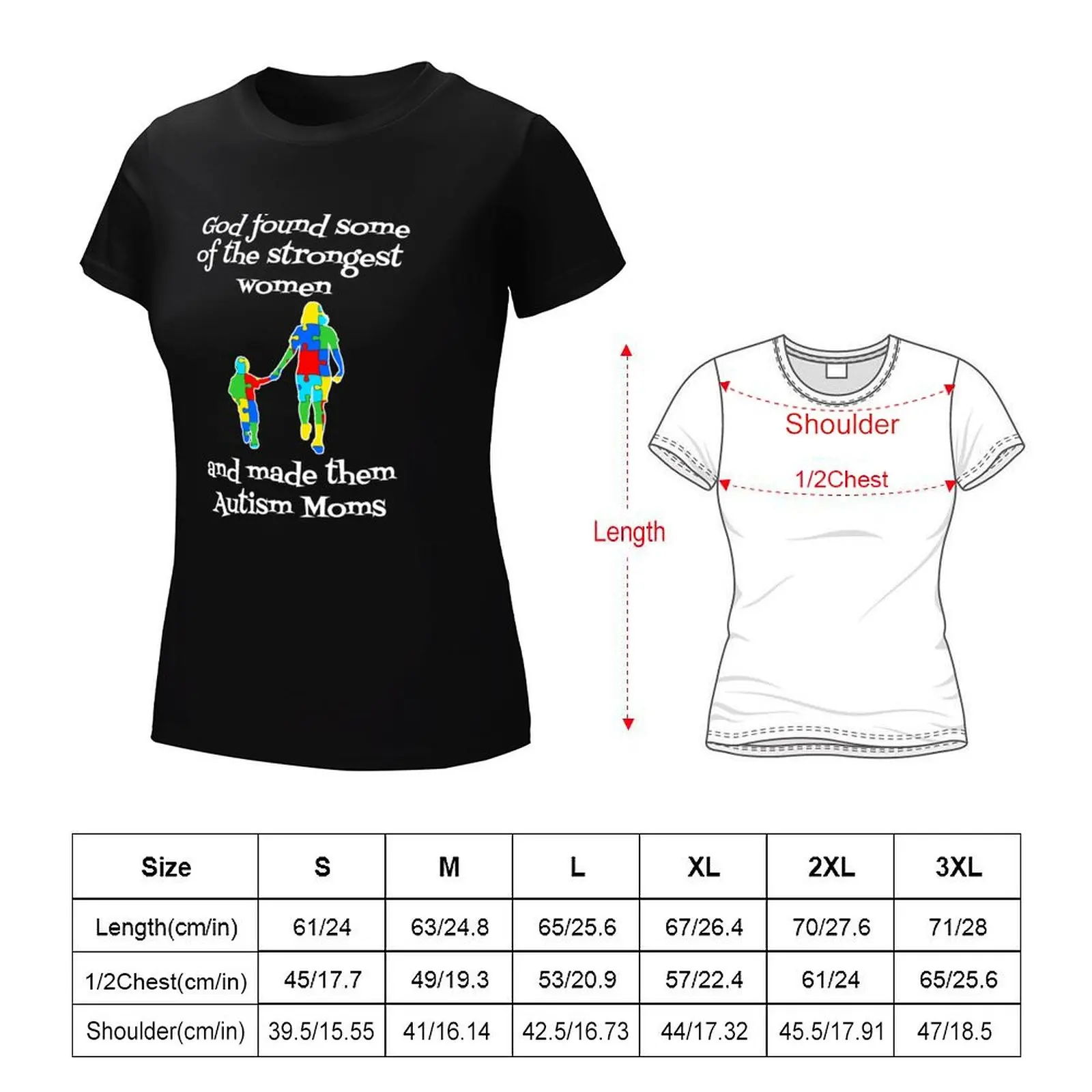 Autism Mom awareness shirts for women T-Shirt anime clothes tops cute clothes tshirts for Women