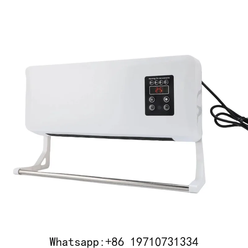 Wall Mounted Heater Cooler Energy Efficient Climate Control Small Cooling Heater Machine for Home Bedroom