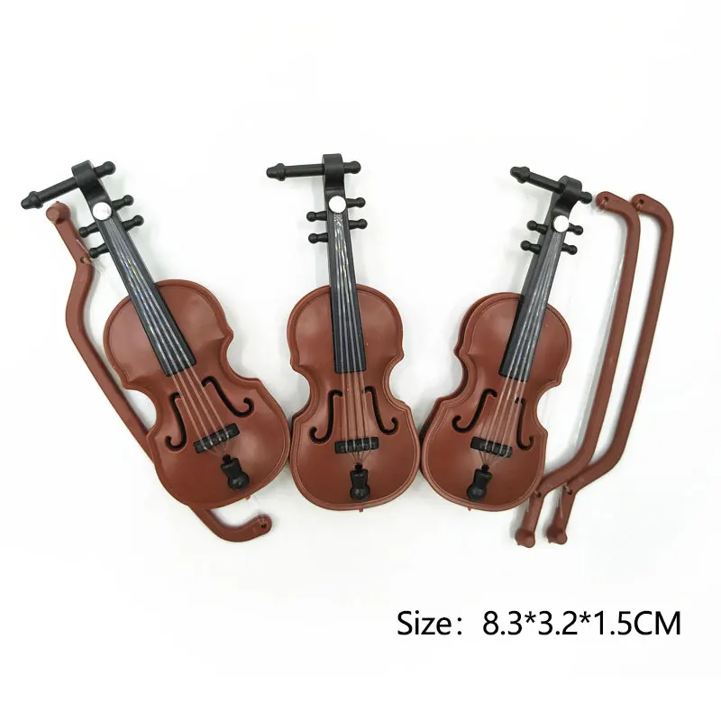 1/12 Dollhouse Mini Musical Instrument Model Miniature Violin Model Mini Musical Instrument Decor Gift