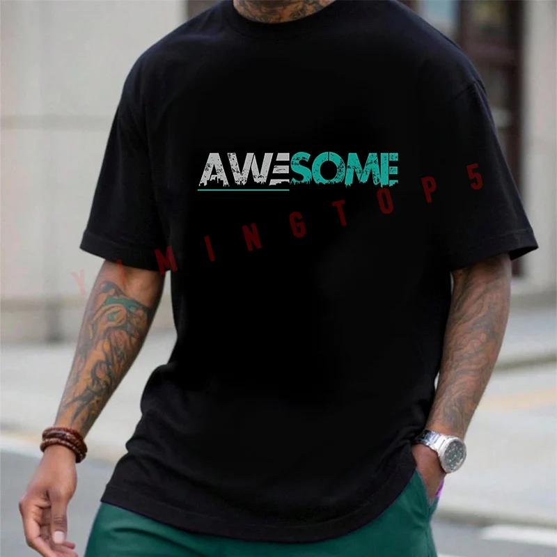 

Funny Awesome Graphic Print Moto Men T-Shirt Cotton O-neck Short Sleeve Fashion Hip Hop Streetwear Top Tees