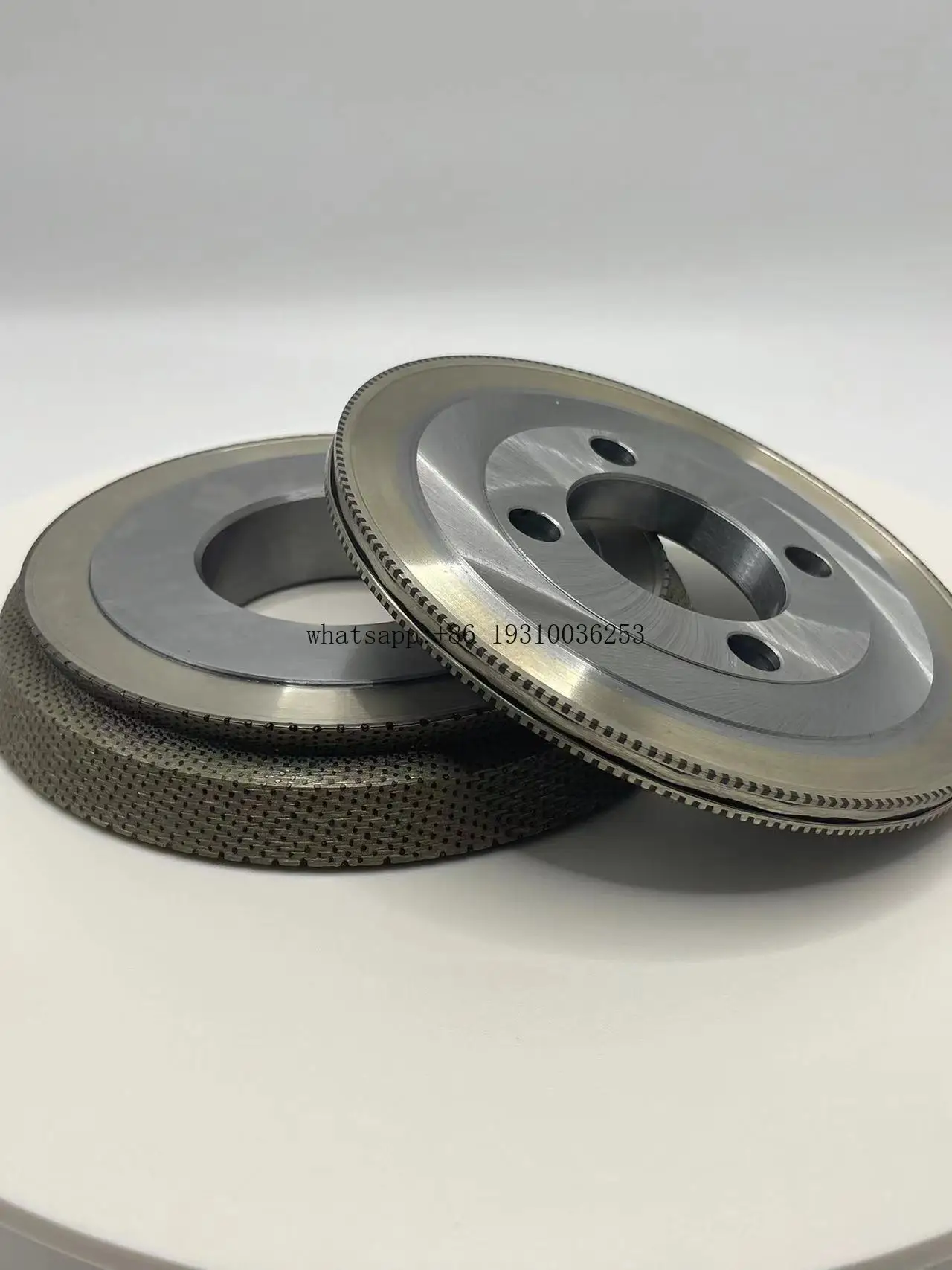 Disco abrasivo redondo de alto rendimiento, muela de rodillo de vendaje de diamante de sinterización galvanizada con personalización OEM