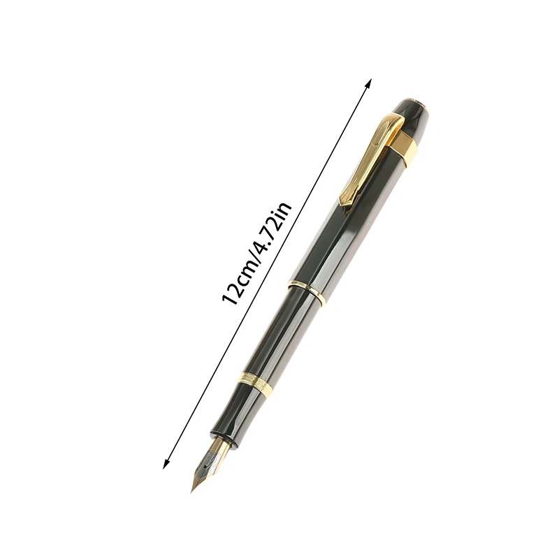 3062 Unique Antique Brass Pocket Roller Ball Pen Short Portable Ball Pens Gift Office School Stationery Writing Fluent