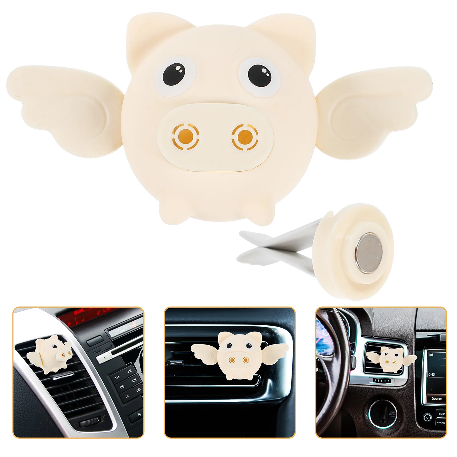 

Cute Air Freshener Fragrance Diffuser Conditioning Car Decor Outlet Perfume Clip Ornaments