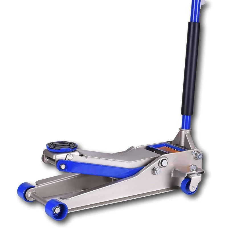 Heavy Duty Ultra Low Profile Steel Floor Jack with Quick Lift