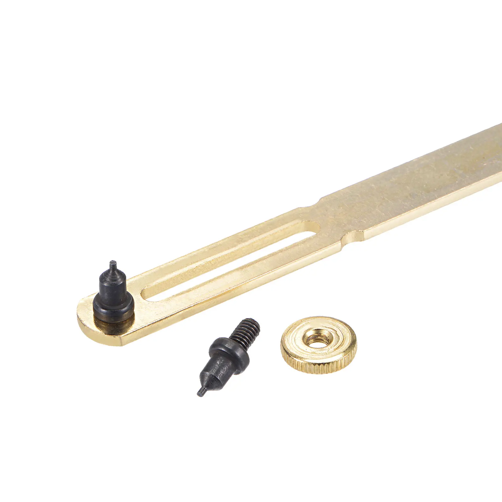Uxcell-llave de tapa trasera de reloj, herramienta de abridor de 50mm de acero cromado para reparación de relojes de latón