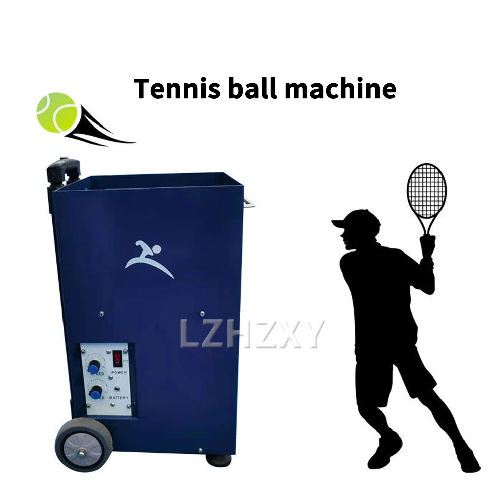 12V 9.0AH Tennis Ball Automatic Exercise Service Launcher Machine Tennis Trainer10-50KM/H  Tennis Teaching Sparring Equipment