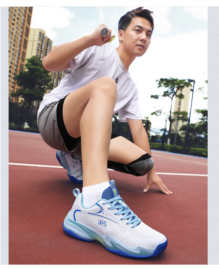 Badminton Shoes Tennis Court Training Volleyball Shoes Indoor Outdoor Professional Men's Women's Breathable Sports Large Size ..